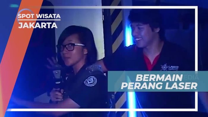 Adu Tangkas Bermain Perang Laser di Kota Jakarta              