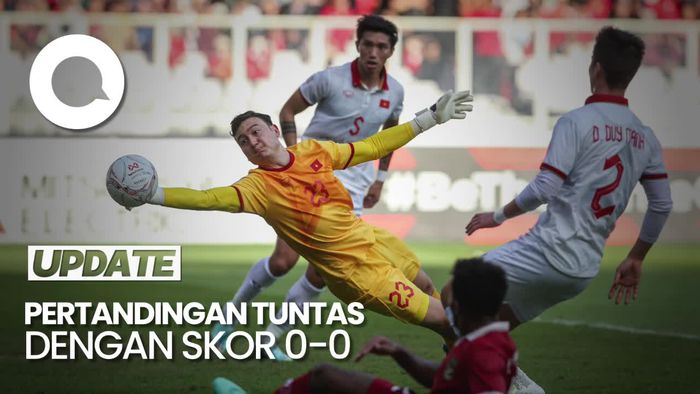 Indonesia Vs Vietnam Berakhir Tanpa Pemenang