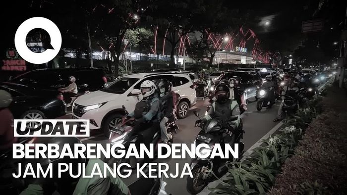 Jalan di Sekitar GBK Macet Usai Laga Indonesia Vs Vietnam
