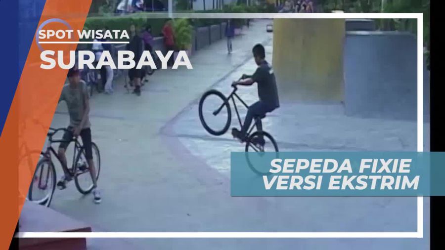 Serunya Bersepeda Fixie di Surabaya