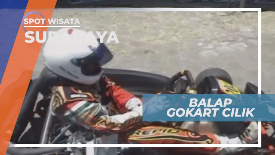 Serunya Adu Cepat Balap Gokart Cilik di Kota Pahlawan, Surabaya