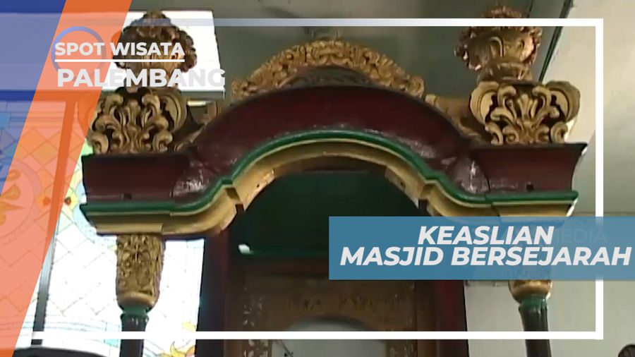 Masjid Marogan, Keaslian Tiang dan mimbar Masjid yang Masih Berdiri Kokoh, Palembang