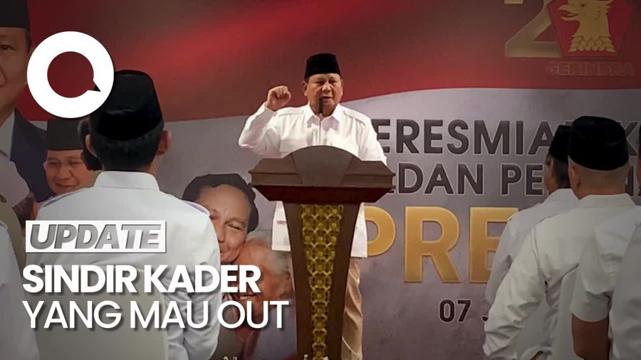 Prabowo: Kalau Mau Pisah, Pisah yang Baik