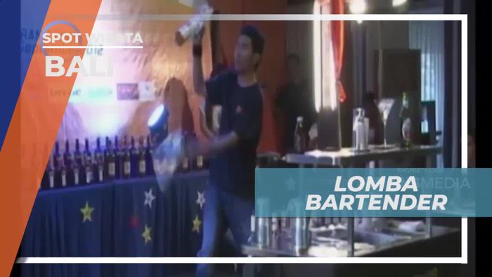 Adu Kebolehan Dalam Lomba Bartender di Bali
