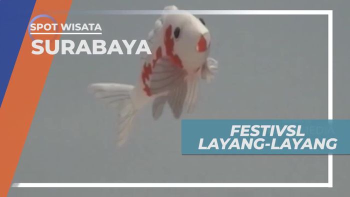 Festival Layang-layang Menghiasi Langit Surabaya