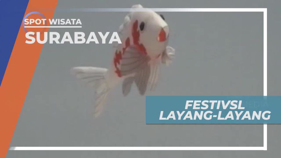 Festival Layang-layang Menghiasi Langit Surabaya