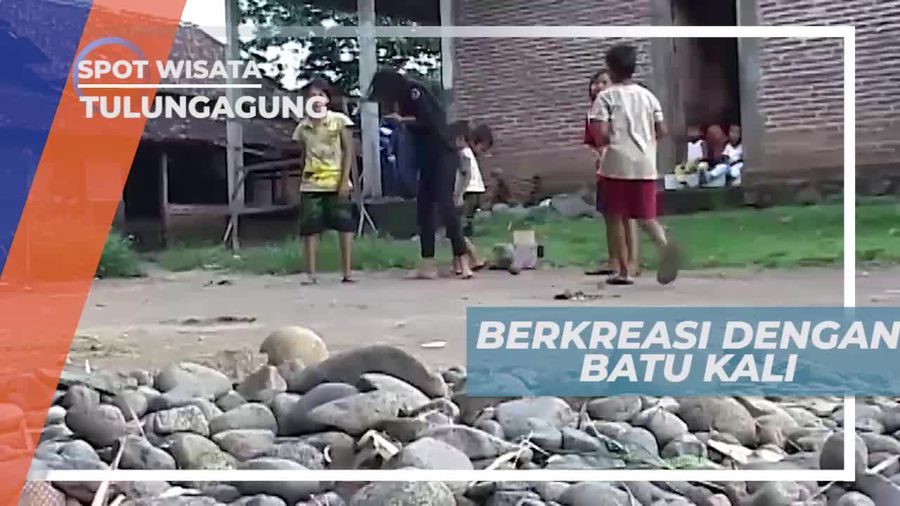 Batu Kali, Sarana Permainan Tradisional dan Media Sen idi Tulungagung