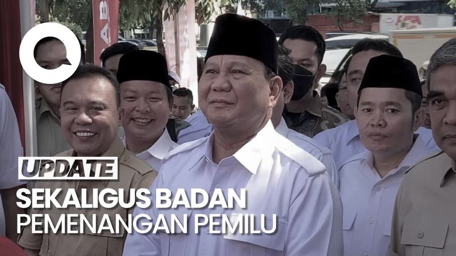 Prabowo Resmikan Kantor Badan Pemenangan Presiden Gerindra