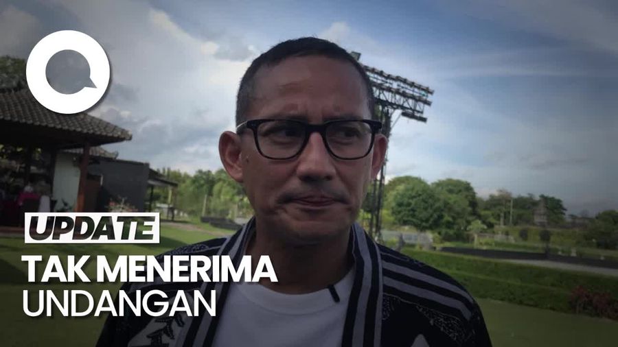 Pernyataan Lengkap Sandiaga yang Tak Hadir Acara Gerindra