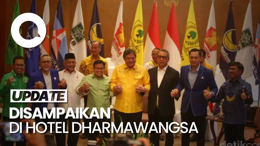 Pertemuan 8 Parpol Anggota DPR Tegaskan Tolak Sistem Pemilu Tertutup