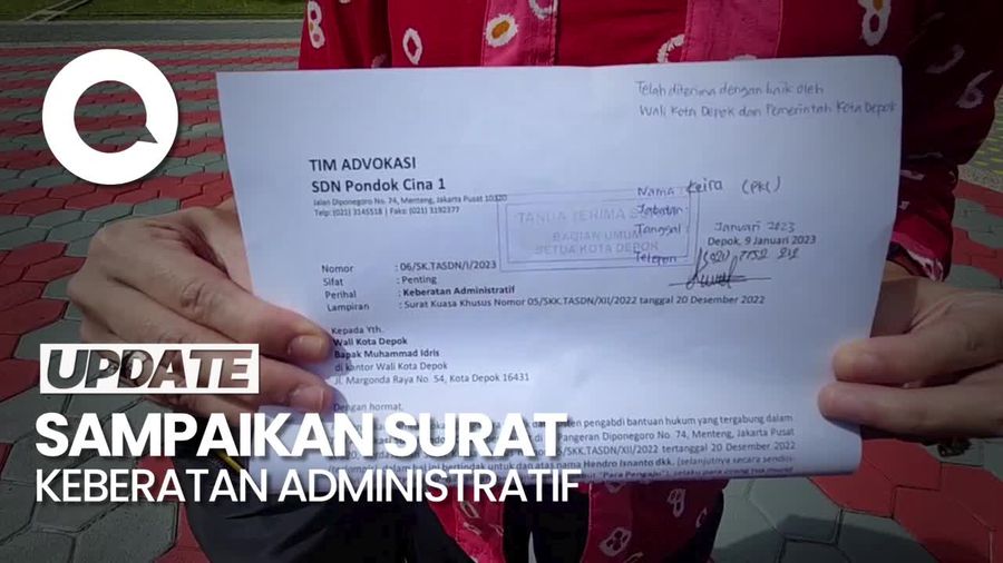 Kelompok Ortu Murid SDN Pocin 1 Bawa Pengacara ke Kantor Walkot Depok