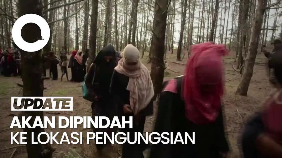 Momen Ratusan Pengungsi Rohingya Kembali Tiba di Aceh