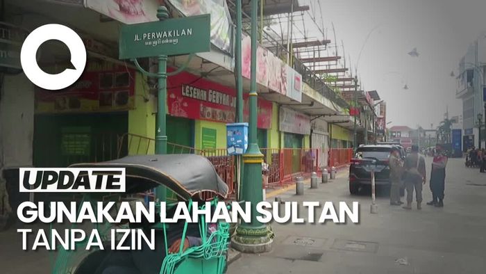 Tak Ada Kompromi Pengosongan Lapak PKL, HB X: Dibuldoser Wes Rampung