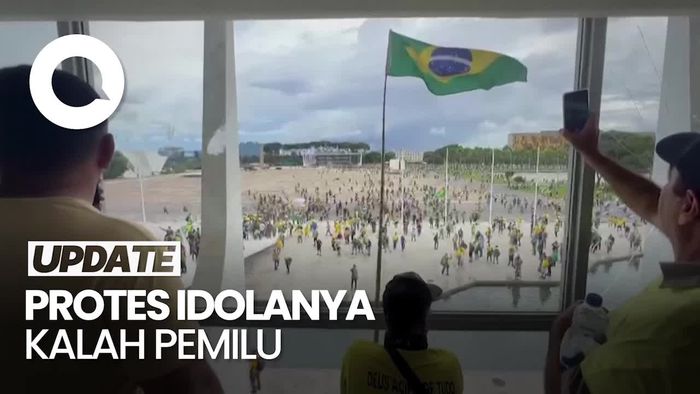 Istana Kepresidenan Brasil Diserbu Pendukung Bolsonaro!