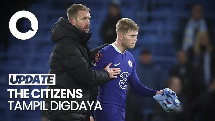 Wajah Murung Chelsea Saat Dihancurkan Man City 4-0