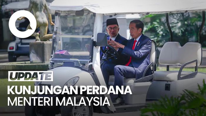 Jokowi Sopiri Anwar Ibrahim Ajak Keliling Istana Bogor