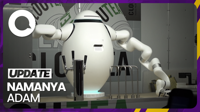 Aksi Robot Bartender Bikin Minuman di CES 2023