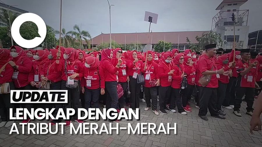 Kader Mulai Merapat ke JIExpo Jelang Perayaan HUT ke-50 PDIP