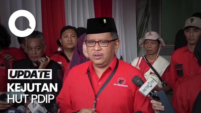 Megawati Tak Umumkan Capres di HUT PDIP, Hasto: Itu Juga Kejutan