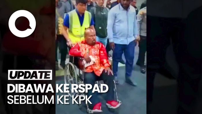 Lukas Enembe Bakal Jalani Pemeriksaan Kesehatan di RSPAD