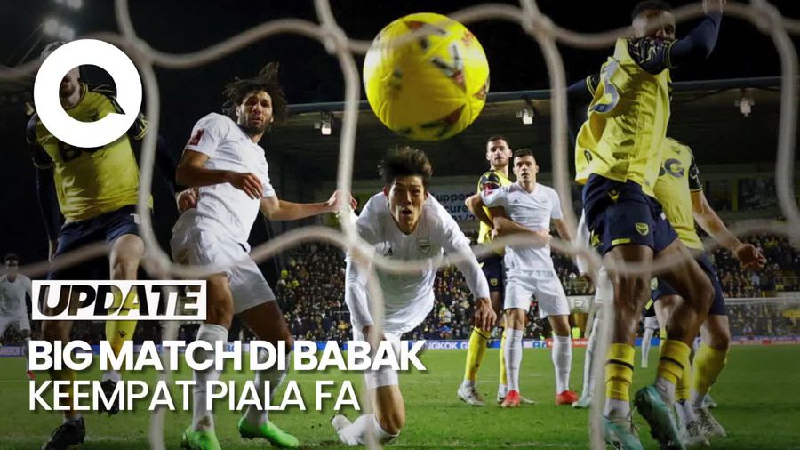 Gasak Oxford 3-0, Arsenal Jumpa Man City di Piala FA