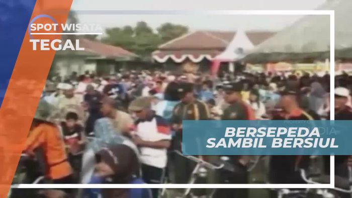 Rekor Bersepeda Sambil Bersiul Terbanyak, Kota Tegal