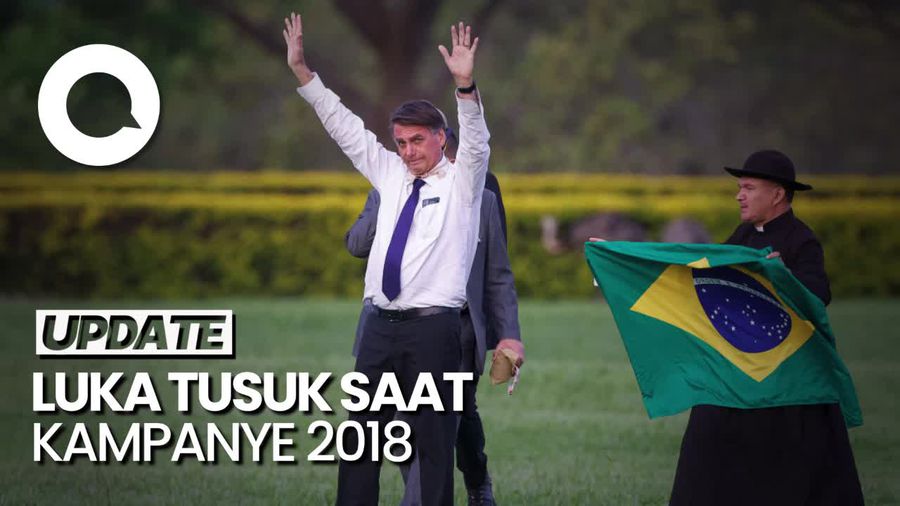 Luka Bekas Tusukan Kambuh, Jair Bolsonaro Dilarikan ke RS di AS