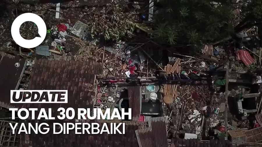 Puluhan Rumah yang Hancur Akibat Banjir di Brebes Akan Dibangun Ulang