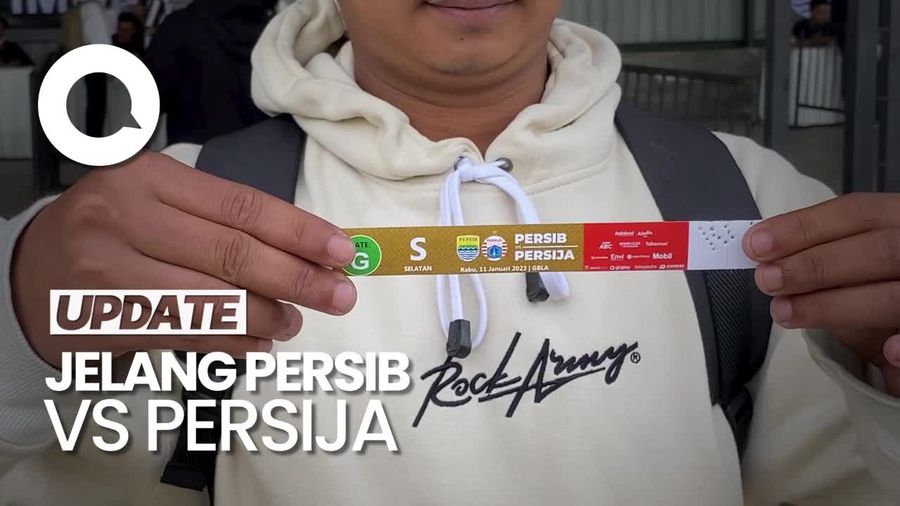 Suasana Penukaran Tiket Jelang Laga Persib Vs Persija