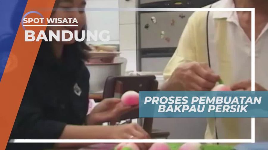 Melihat Dari Dekat Pembuatan Bakpau Buah Persik di Kota Bandung