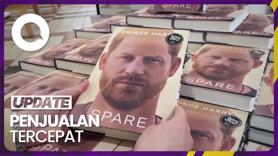 Penjualan Buku Spare Pangeran Harry Melebihi Ekspektasi
