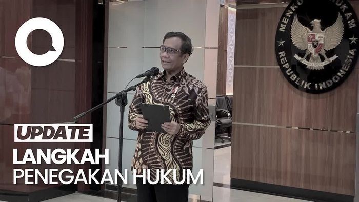 Mahfud Md Apresiasi KPK Usai Tangkap Lukas Enembe
