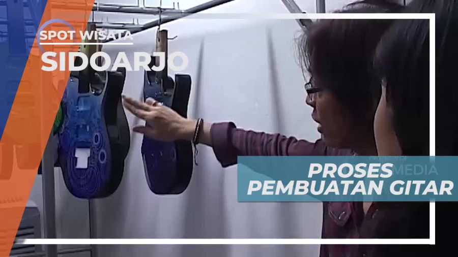 Mengintip Pembuatan Gitar Lokal Berkualitas di Sidoarjo