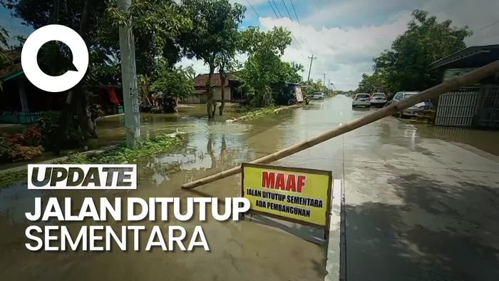 Banjir Pantura Jateng Meninggi, Jalur Alternatif Rembang-Pati Ditutup