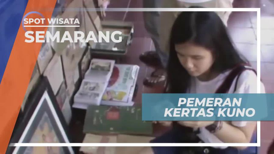 Pameran Lembar Kertas Kuno di Semarang Jawa Tengah