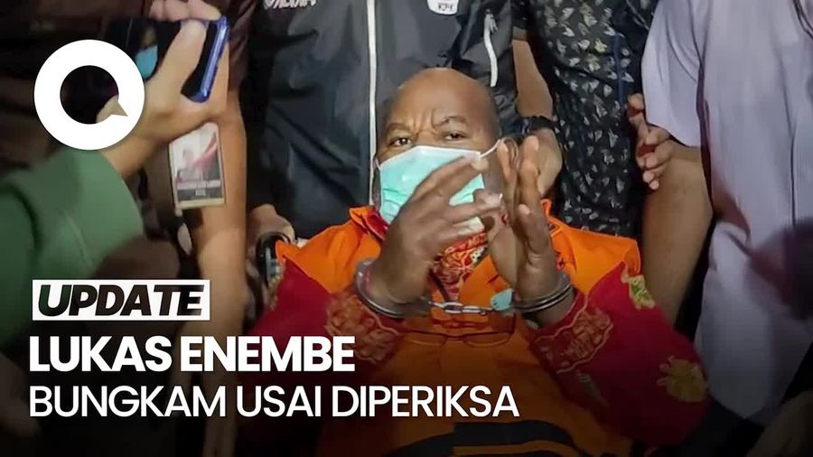 Hampir 5 Jam Diperiksa KPK, Lukas Enembe Ditanya Kondisinya