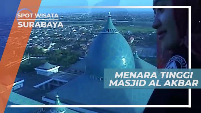 Menara 99 Meter, Daya Tarik Masjid Al Akbar Surabaya