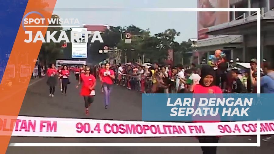 Adu Cepat Lomba Lari Bersepatu Hak Tinggi, Jakarta