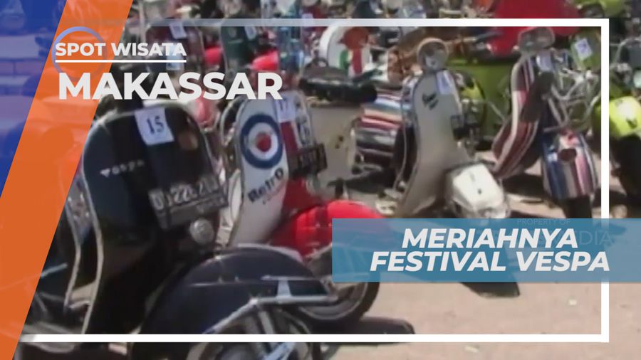 Berkumpul Riang Bersama Komunitas Skuter, Makassar