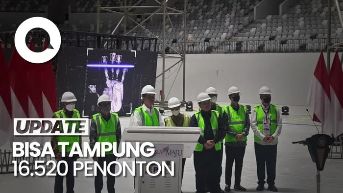 Jokowi Hadiri Pengatapan Stadion Indoor GBK: Kita Terus Bangun Jakarta