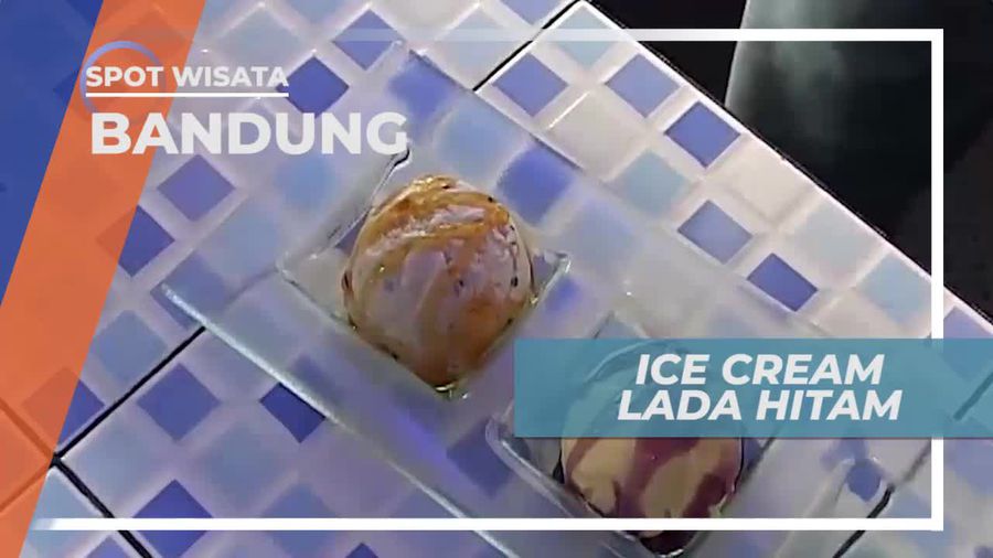 Ice Cream Lada Hitam, Kreasi Unik Dari Kota Bandung
