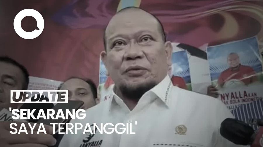Serahkan Berkas, LaNyalla Resmi Calonkan Diri Jadi Ketum PSSI