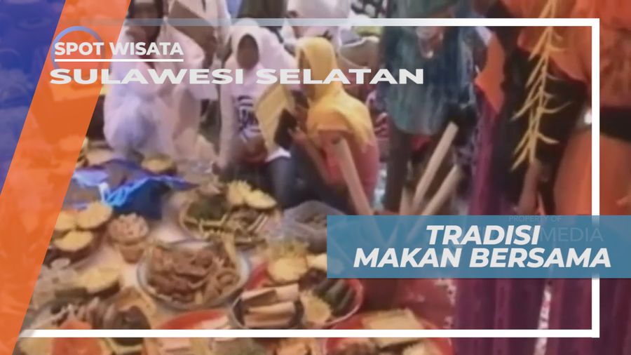 Tradisi Makan Bersama Ribuan Orang di Luwu Sulawesi Selatan