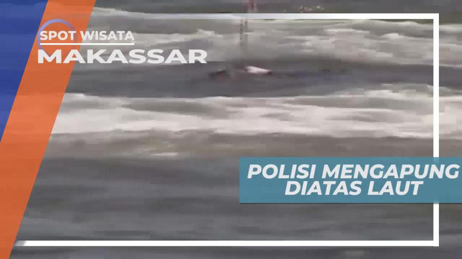 Unjuk Kebolehan Mengapung di Laut Selama 8 Jam, Makassar