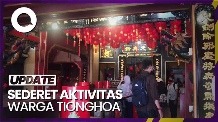 Suasana Jelang Tahun Baru Imlek di Kawasan Glodok 