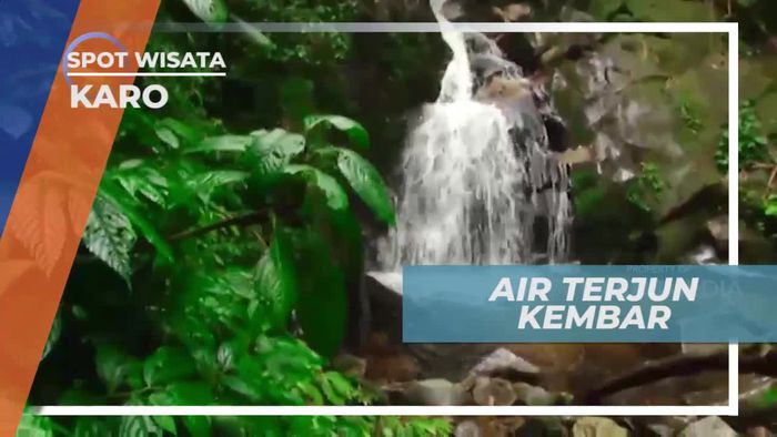 Panorama Keindahan Air Terjun Kembar Karo Sumatera Utara