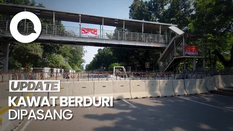Jelang Demo Buruh Tolak Perppu Ciptaker, Lalin Menuju Istana Ditutup