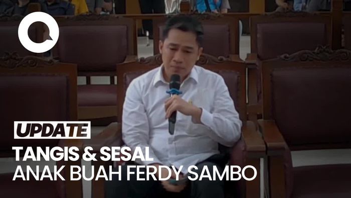 Tangis dan Sesal Anak Buah Ferdy Sambo