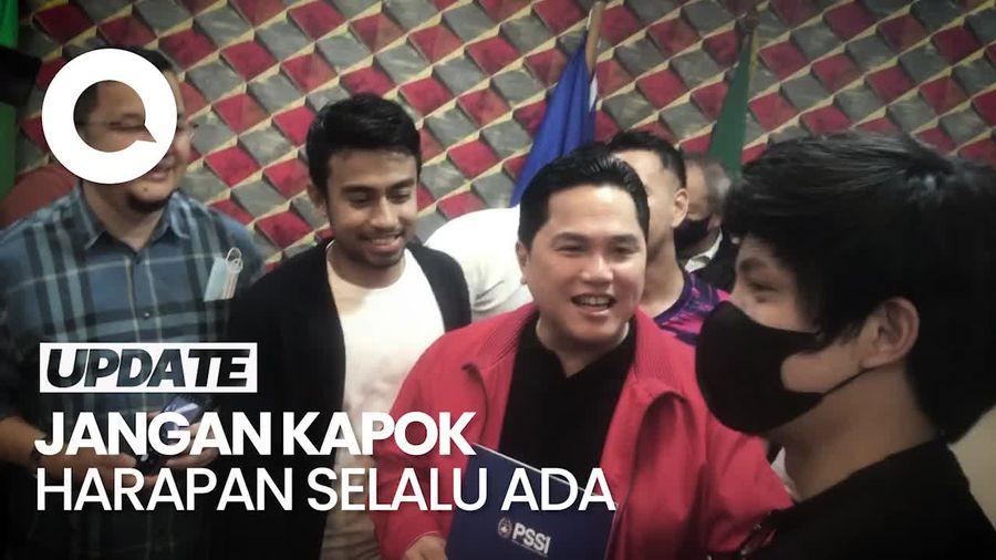 Atta Halilintar Kapok Liga 2 Disetop, Erick Thohir Bilang Begini