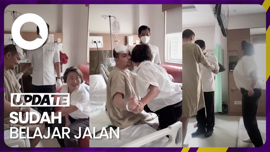 Bahagianya Indy Barends Lihat Indra Bekti Sudah Bisa Duduk